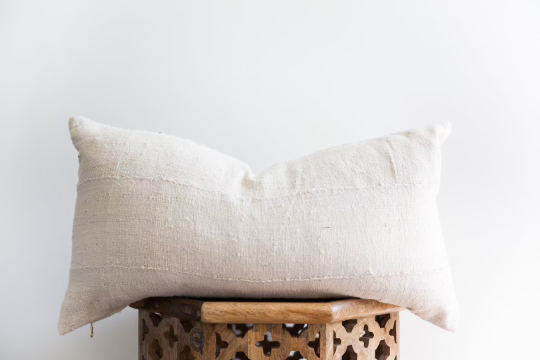 14x24 Authentic African Mudcloth Pillow Cover Sew and Cloth